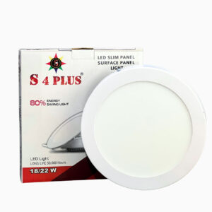 s4 plus 15w / 22w led surface panel light | round ceiling light for home, bedroom, kitchen & office | colours: warm white, white, natural white